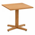 Table de jardin carrée en bois de teck massif