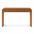 Console en bois MDF marron 120x40x75cm