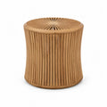 Table d'appoint ronde en bois 45x45 cm