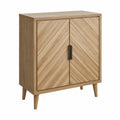 Buffet en bois de chêne clair avec 2 portes